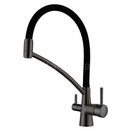 Кухонный смеситель Fabiano FKM 3110 Black Steel A-15